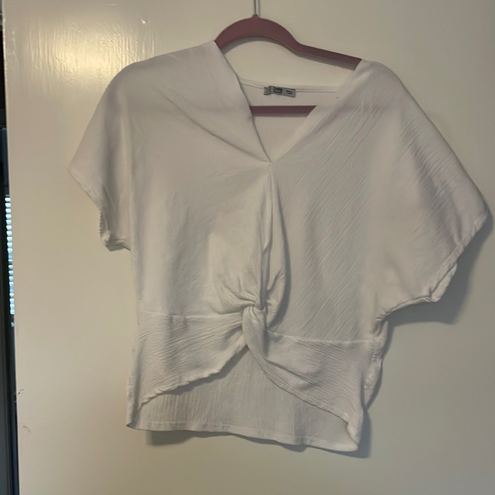 Zara womens white top